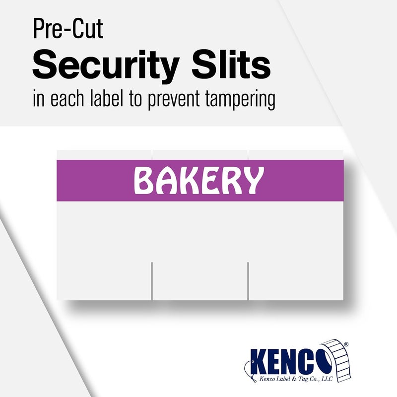 KENCO Labels by to Fit Monarch 1110 Price Gun – Made in The USA -Ink Rollers Included, Choose Your Color and Quantity (Bakery, 6 Sleeves 102,000 Labels) - Image 3